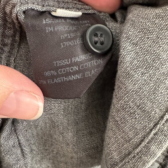 Isabel Marant Etoile "Lawendy" Chambray Shirt in Grey, size 38 (fits 2/4) - Picture 5 of 13